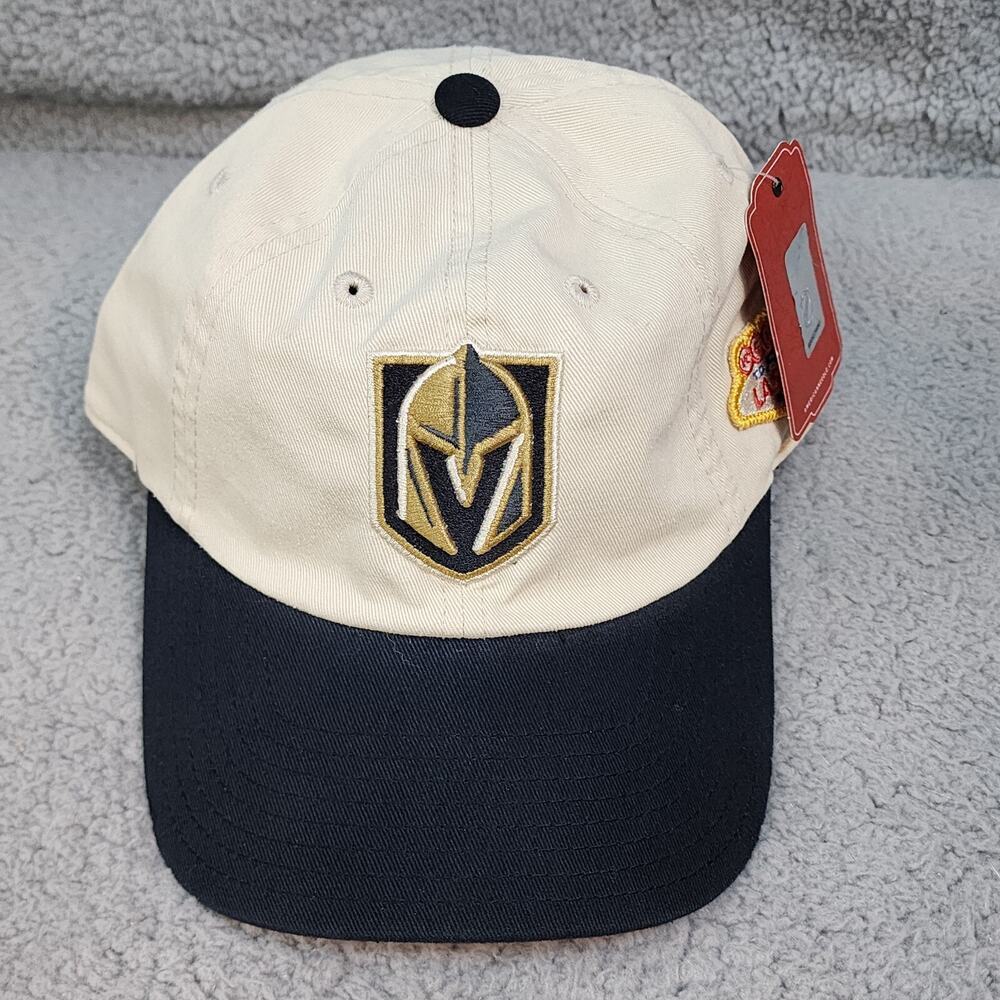 Vegas Golden Knights Cap Baseball Hat By American Needle White Strap Back NEW